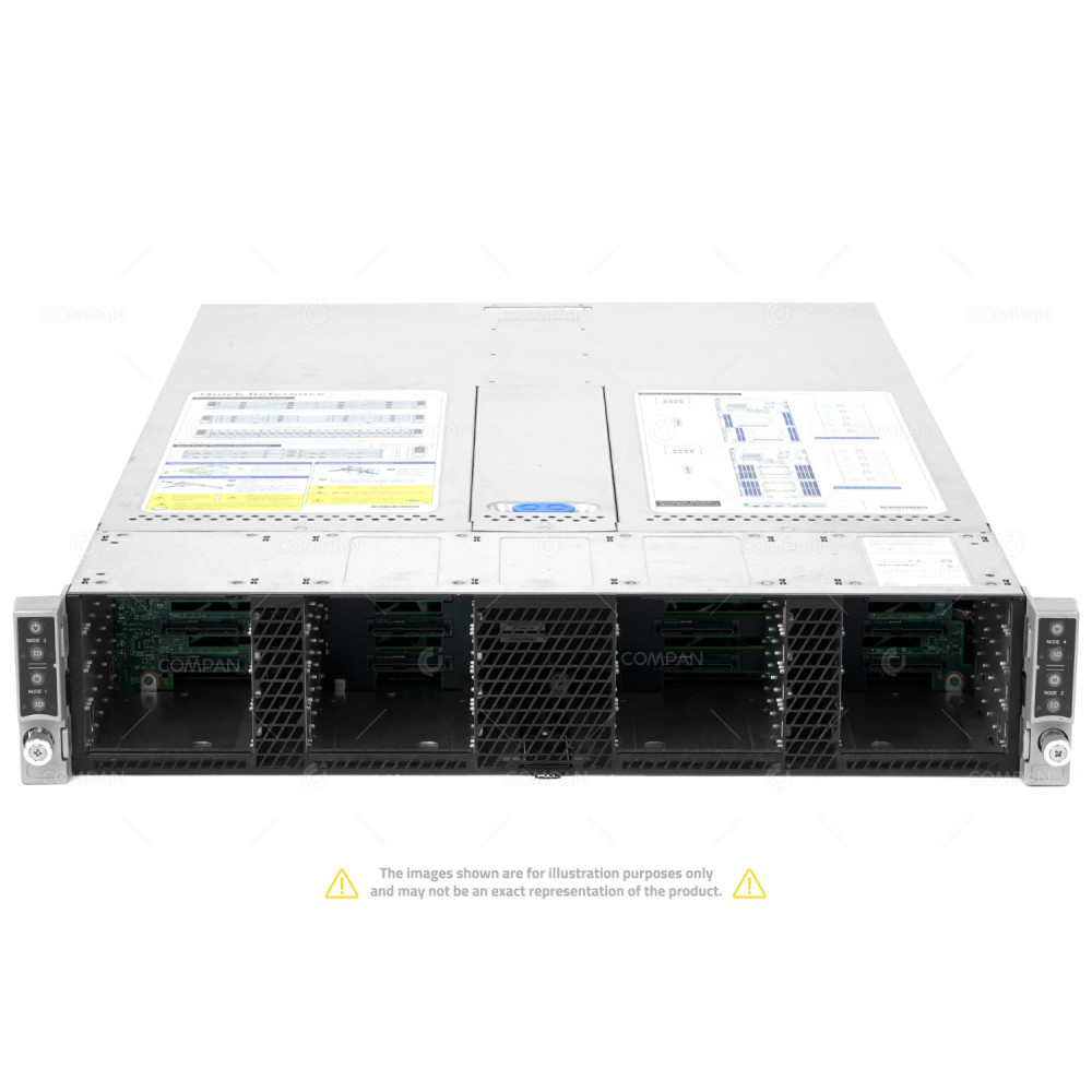 Intel H2216XXKR2 4x HNS2600KPR 8x Xeon E5-2620 V4 192 GB RAM Rails